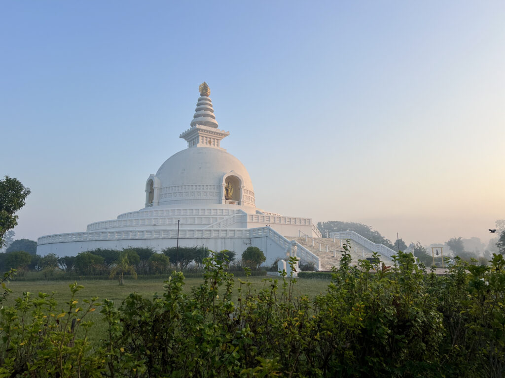 World Peace Pagoda in Lumbini