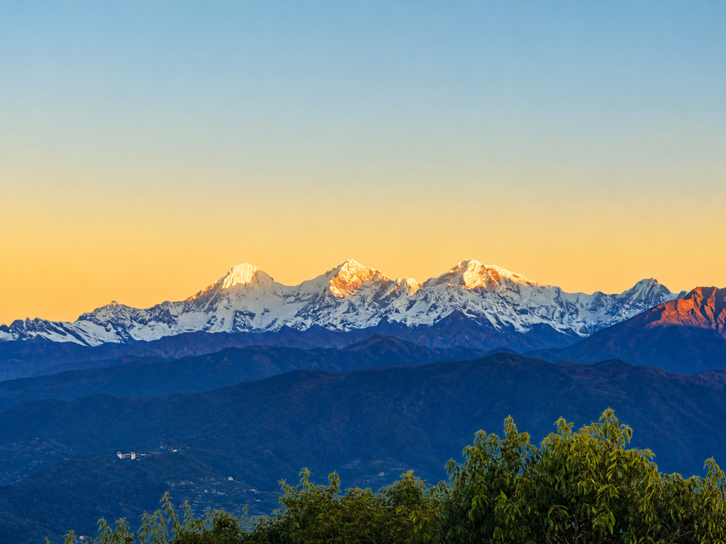 Sunrise at Nagarkot