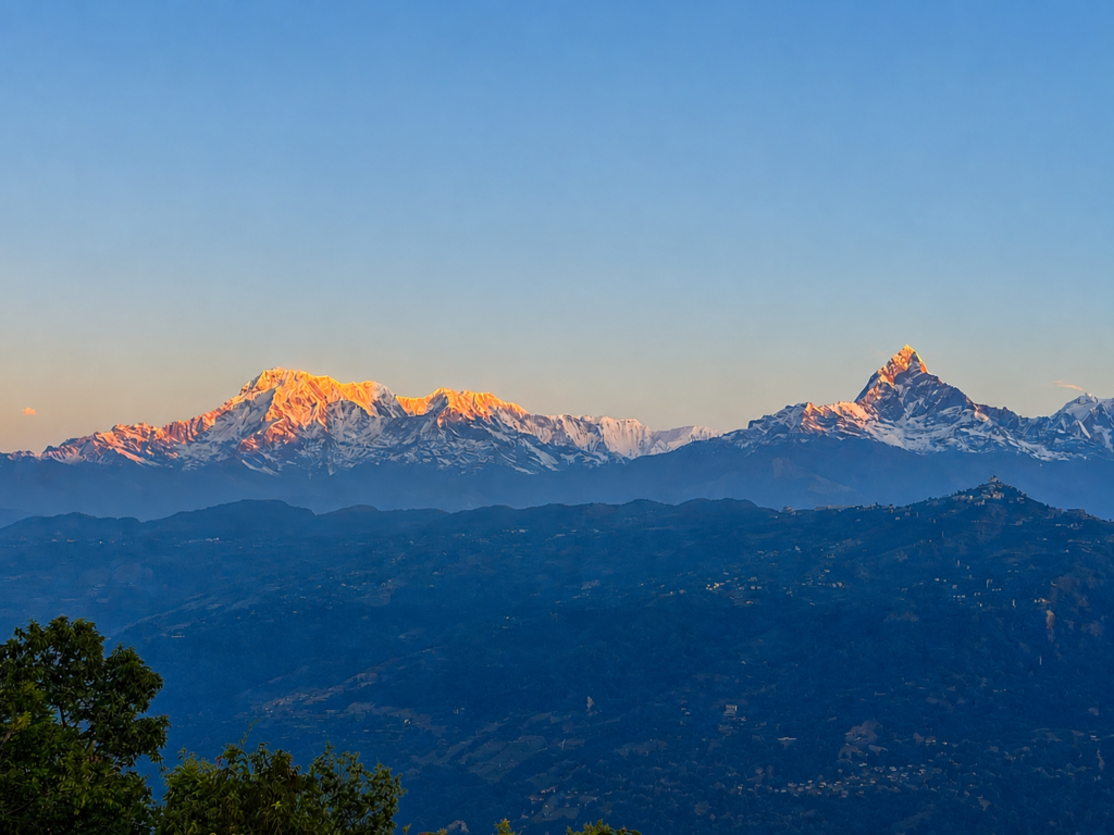 Mountains from Pokhara