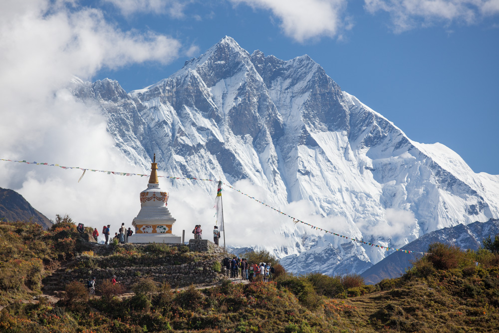 Pagoda and Mountain